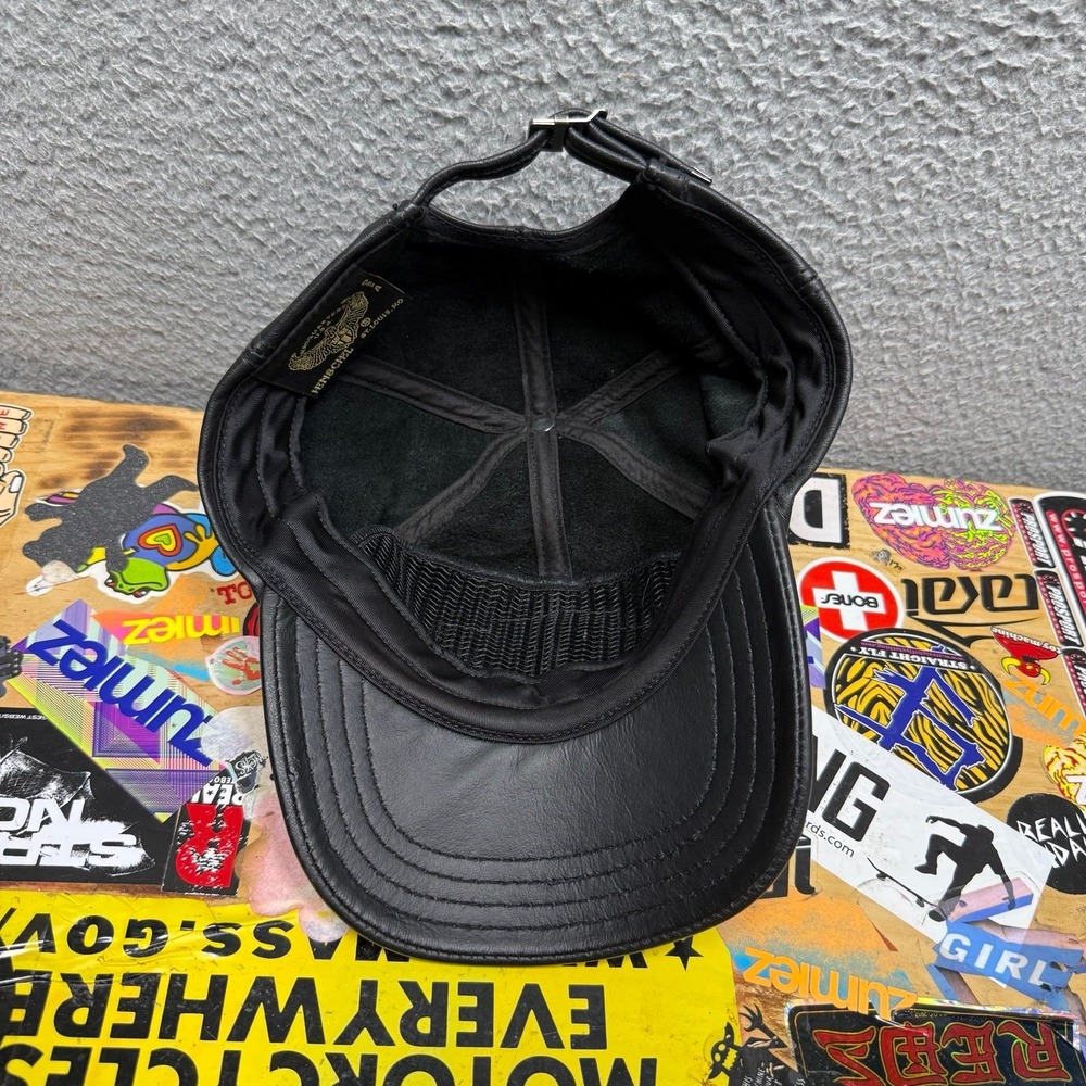 Harley Davidson Leather Hat‎ - Picture 5 of 6